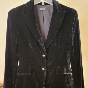 TAHARI Vintage Velvet Blazer size SM